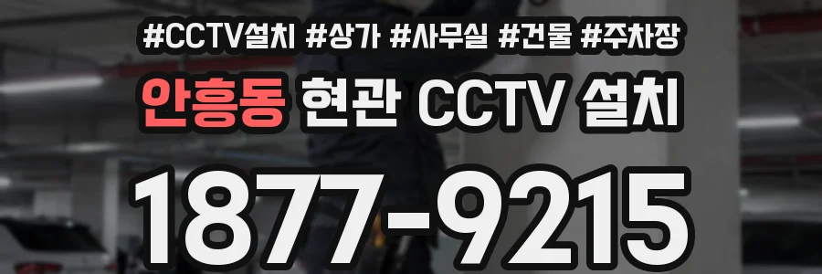 안흥동 현관 CCTV 설치