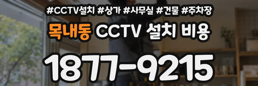 목내동 CCTV 설치 비용