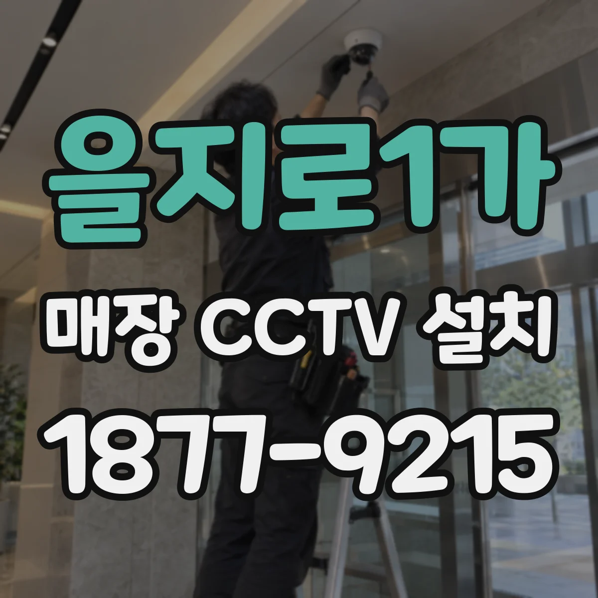 을지로1가 매장 CCTV 설치