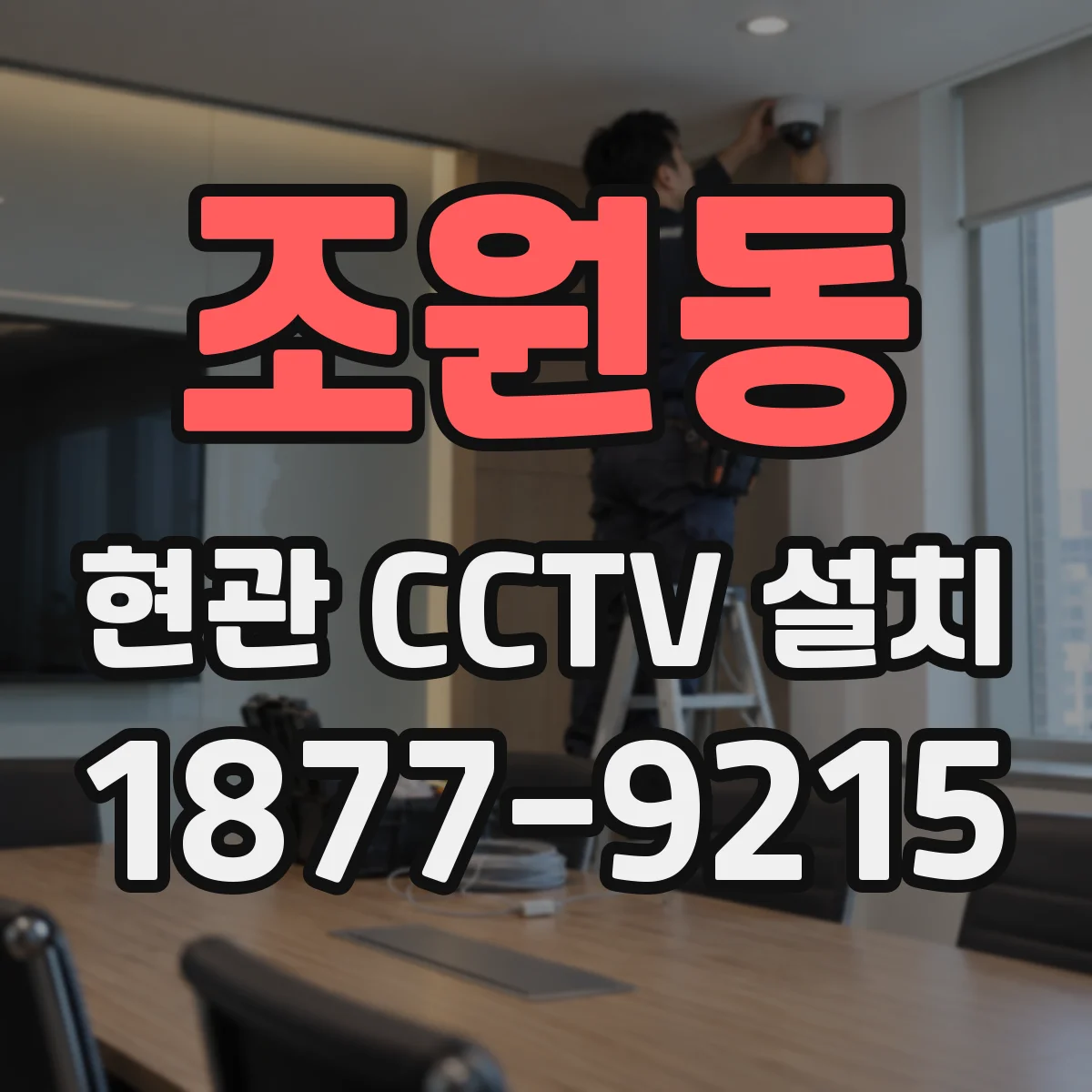 조원동 현관 CCTV 설치