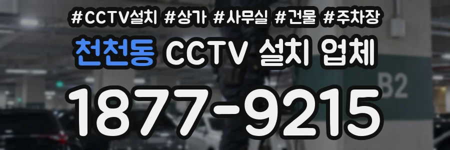 천천동 CCTV 설치 업체