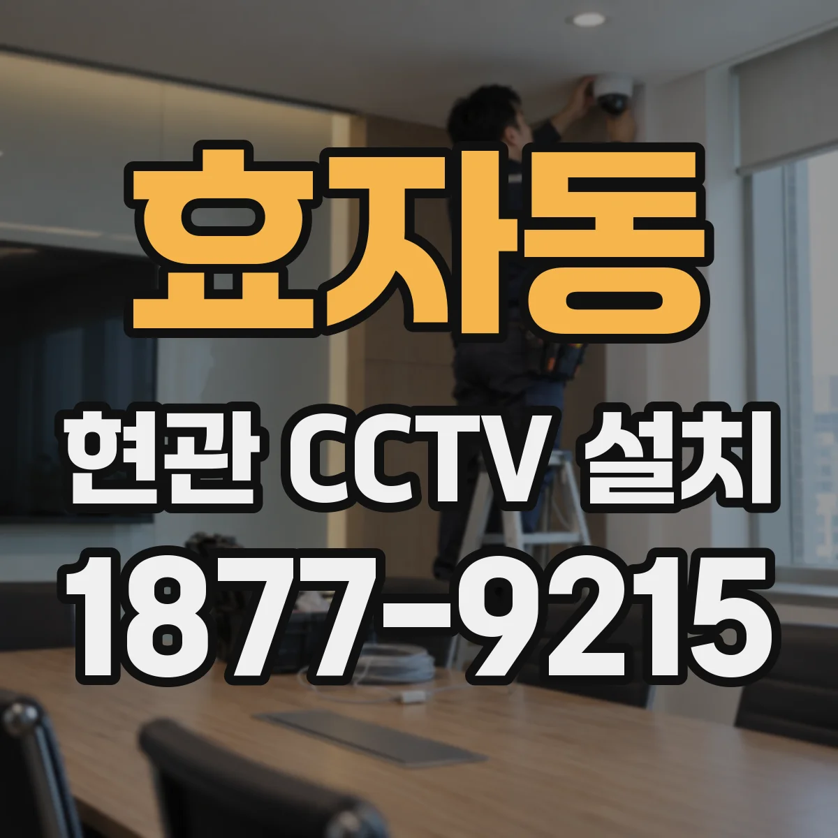 효자동 현관 CCTV 설치
