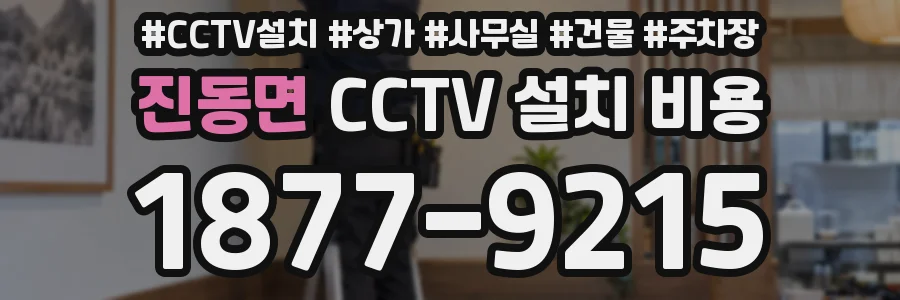 진동면 CCTV 설치 비용