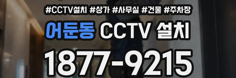 어둔동 CCTV 설치