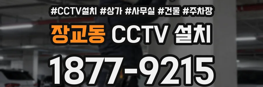 장교동 CCTV 설치