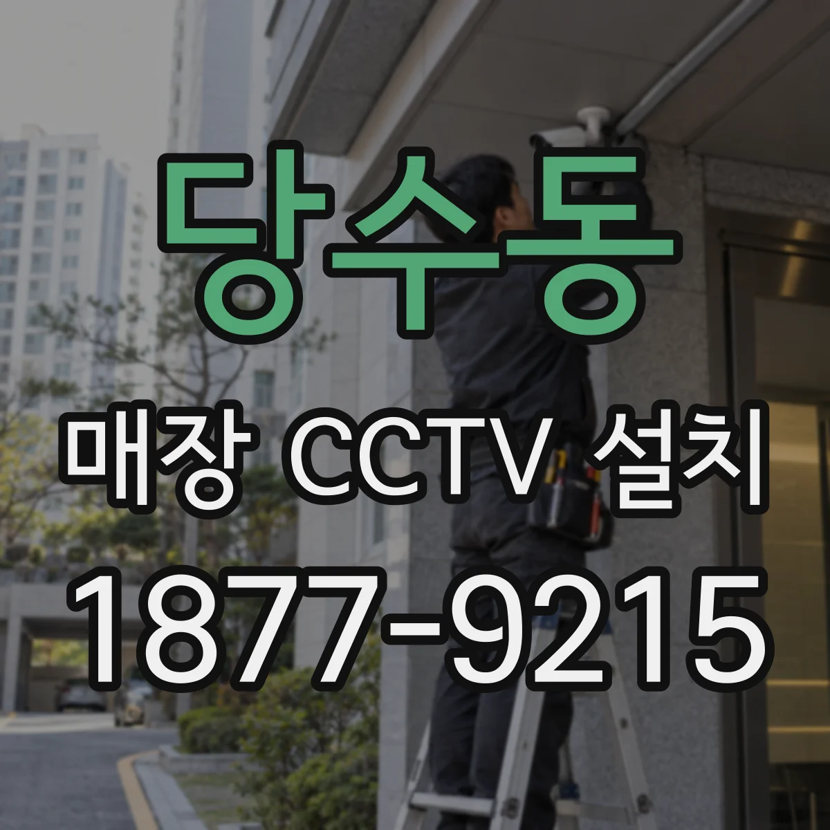당수동 매장 CCTV 설치