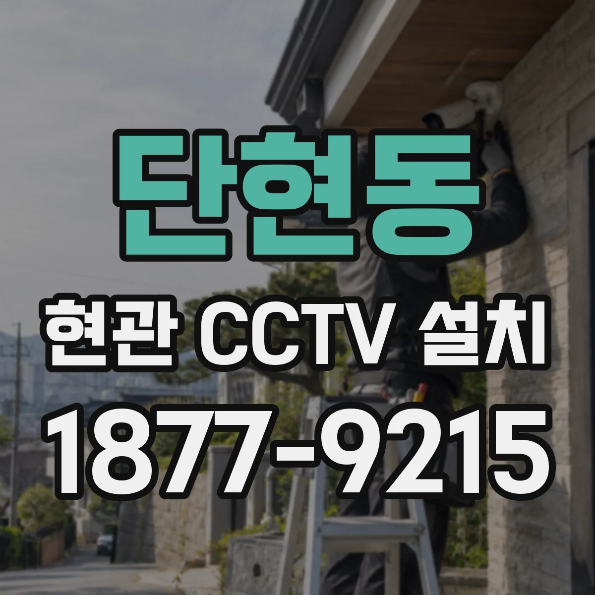 단현동 현관 CCTV 설치