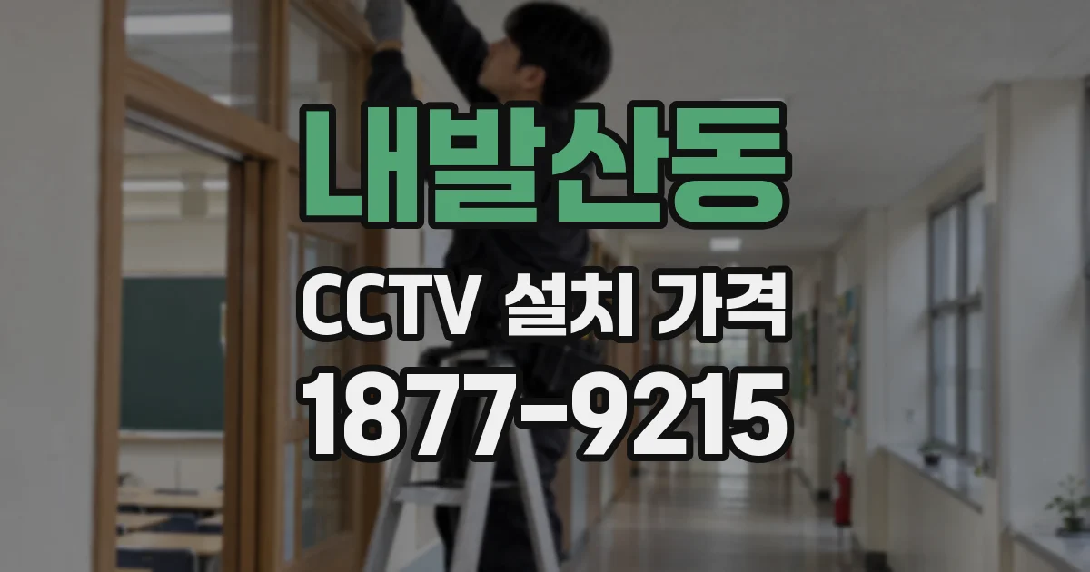 내발산동 CCTV 설치 가격