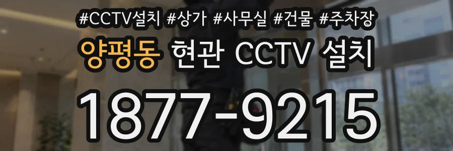 양평동 현관 CCTV 설치