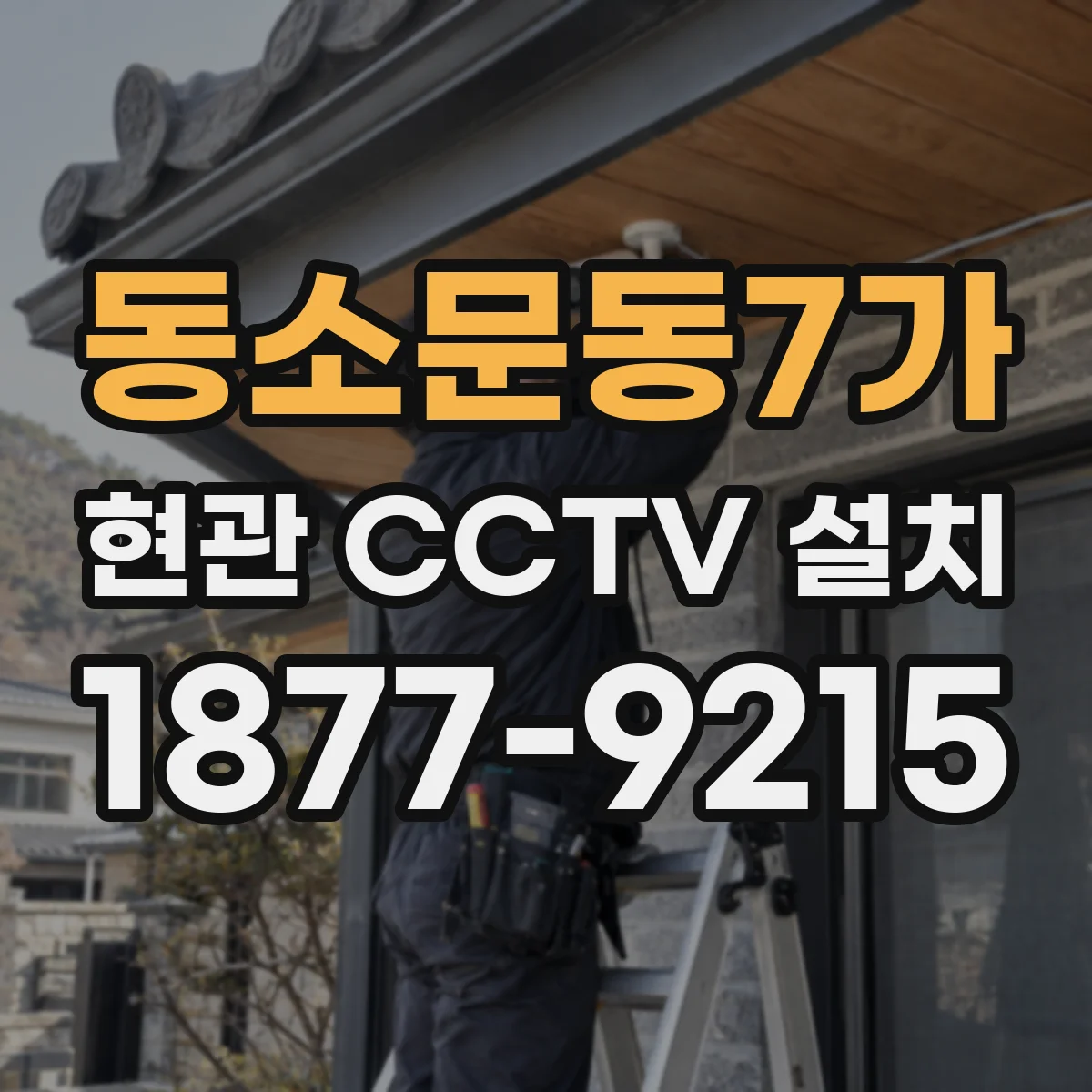 동소문동7가 현관 CCTV 설치