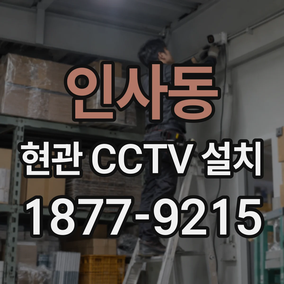 인사동 현관 CCTV 설치