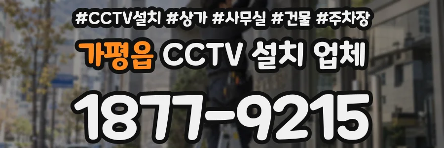 가평읍 CCTV 설치 업체