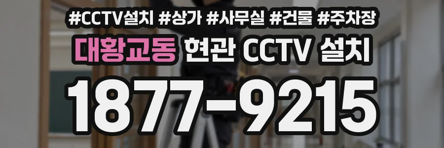 대황교동 현관 CCTV 설치