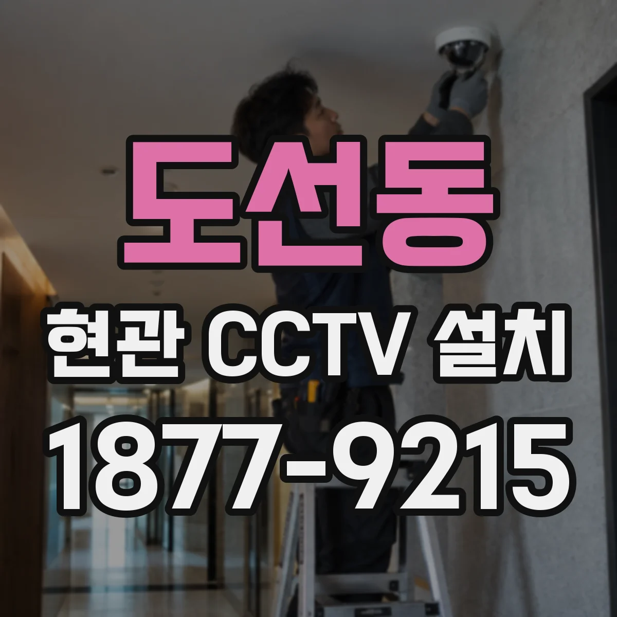 도선동 현관 CCTV 설치