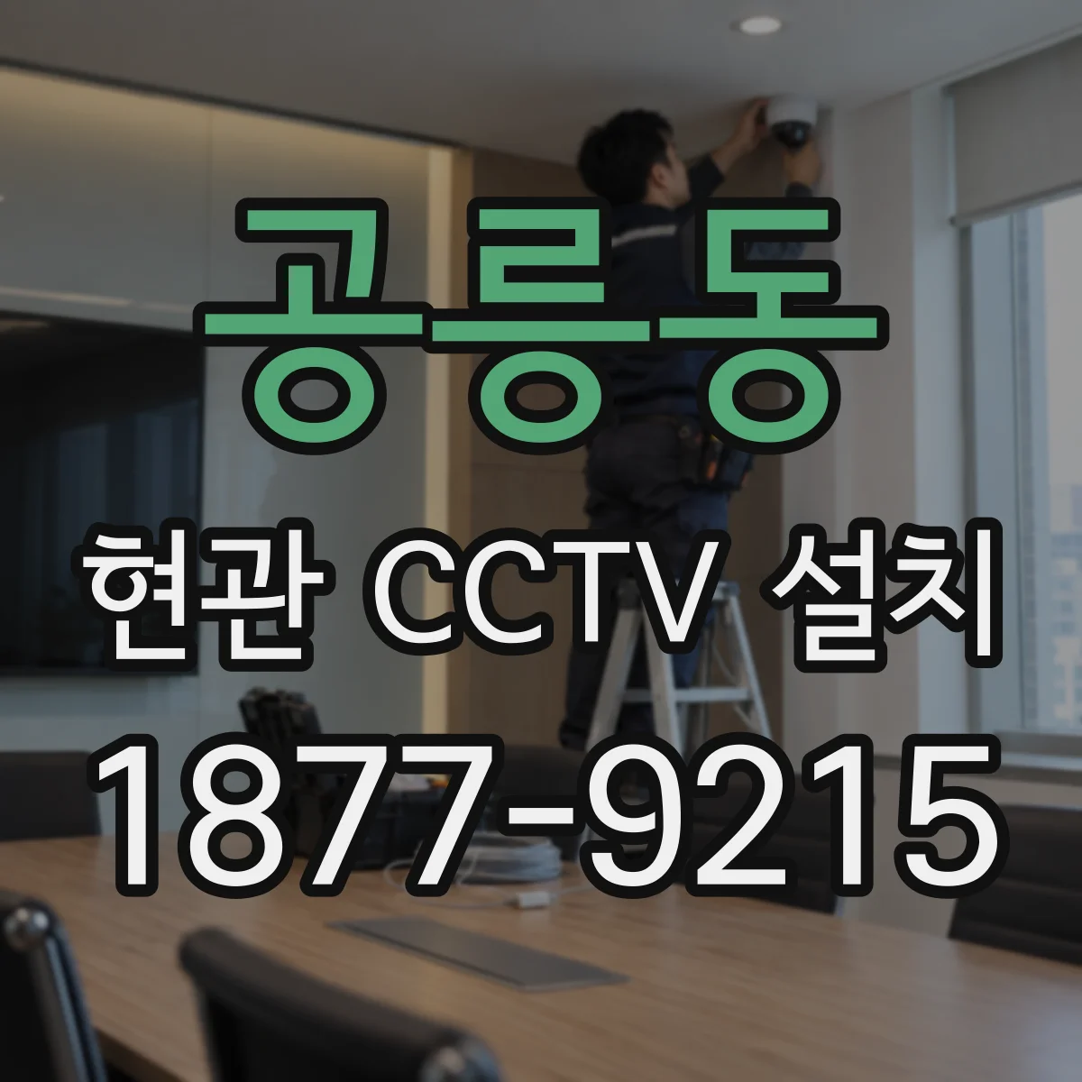 공릉동 현관 CCTV 설치