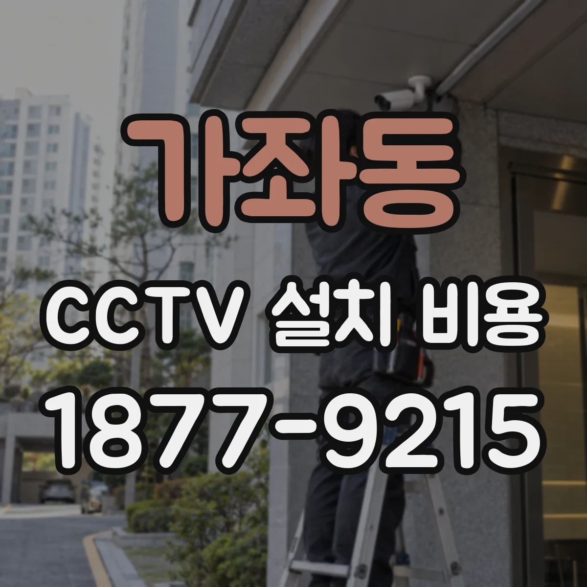 가좌동 CCTV 설치 비용