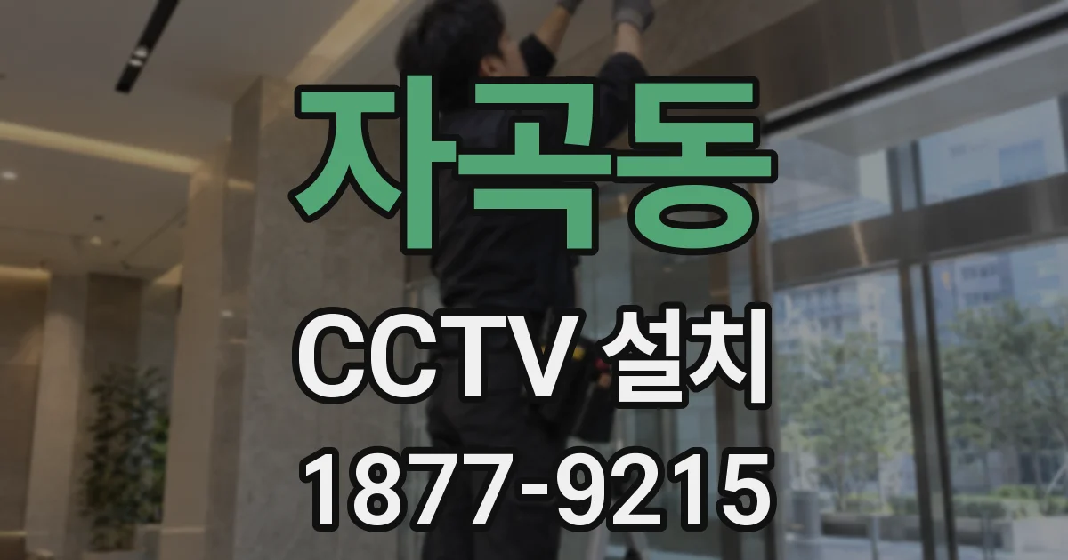 자곡동 CCTV 설치