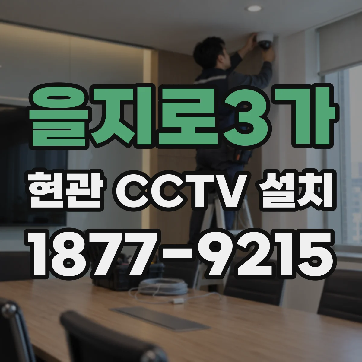 을지로3가 현관 CCTV 설치