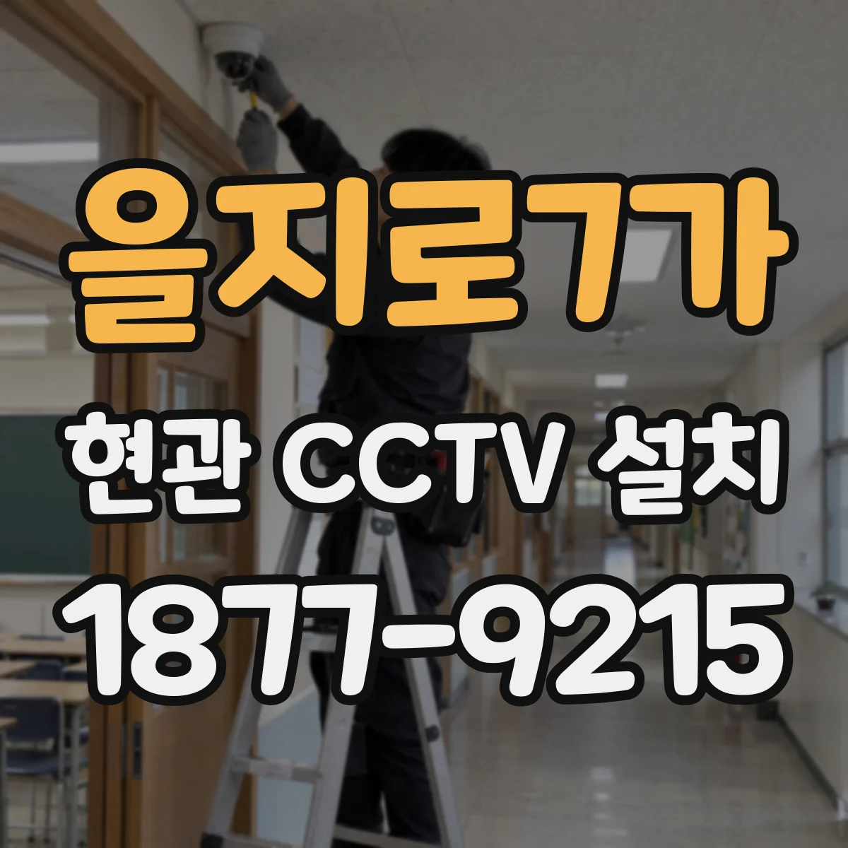 을지로7가 현관 CCTV 설치