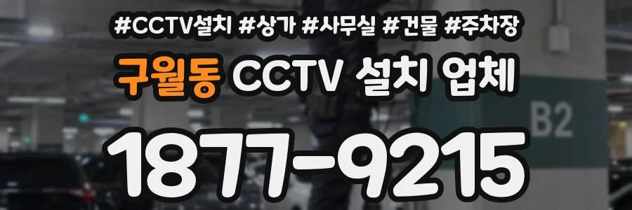 구월동 CCTV 설치 업체