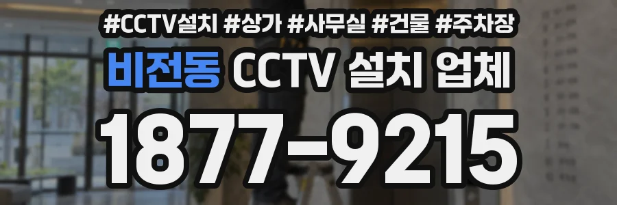 비전동 CCTV 설치 업체