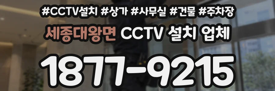 세종대왕면 CCTV 설치 업체