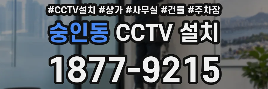 숭인동 CCTV 설치