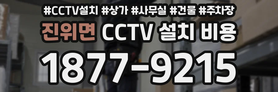 진위면 CCTV 설치 비용