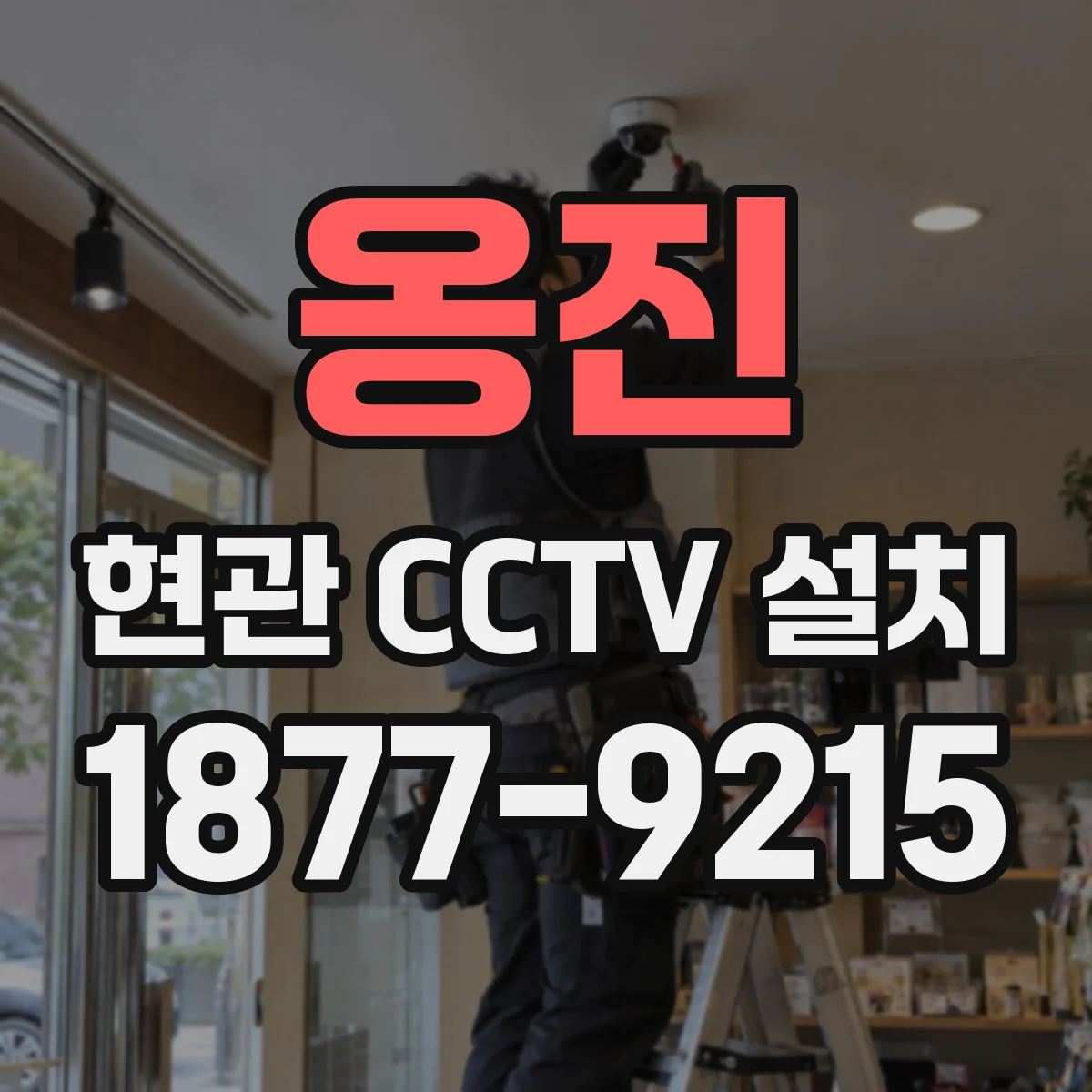 옹진 현관 CCTV 설치
