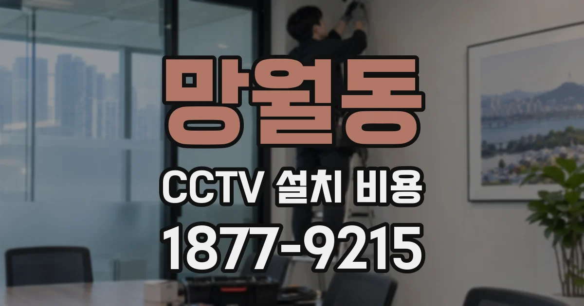 망월동 CCTV 설치 비용