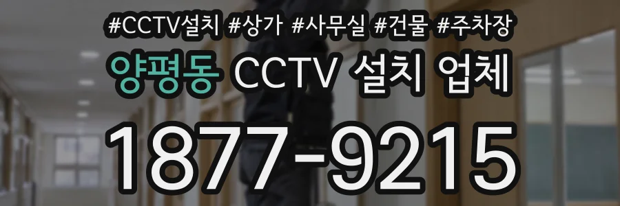 양평동 CCTV 설치 업체