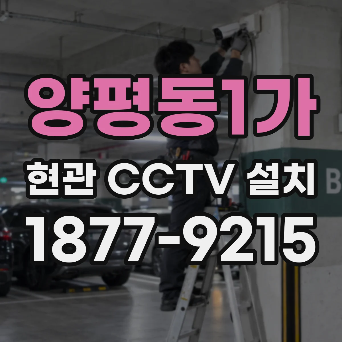 양평동1가 현관 CCTV 설치