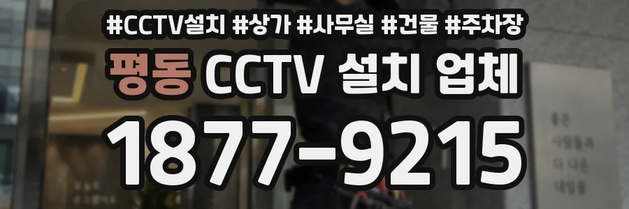 평동 CCTV 설치 업체
