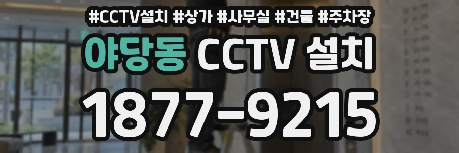 야당동 CCTV 설치