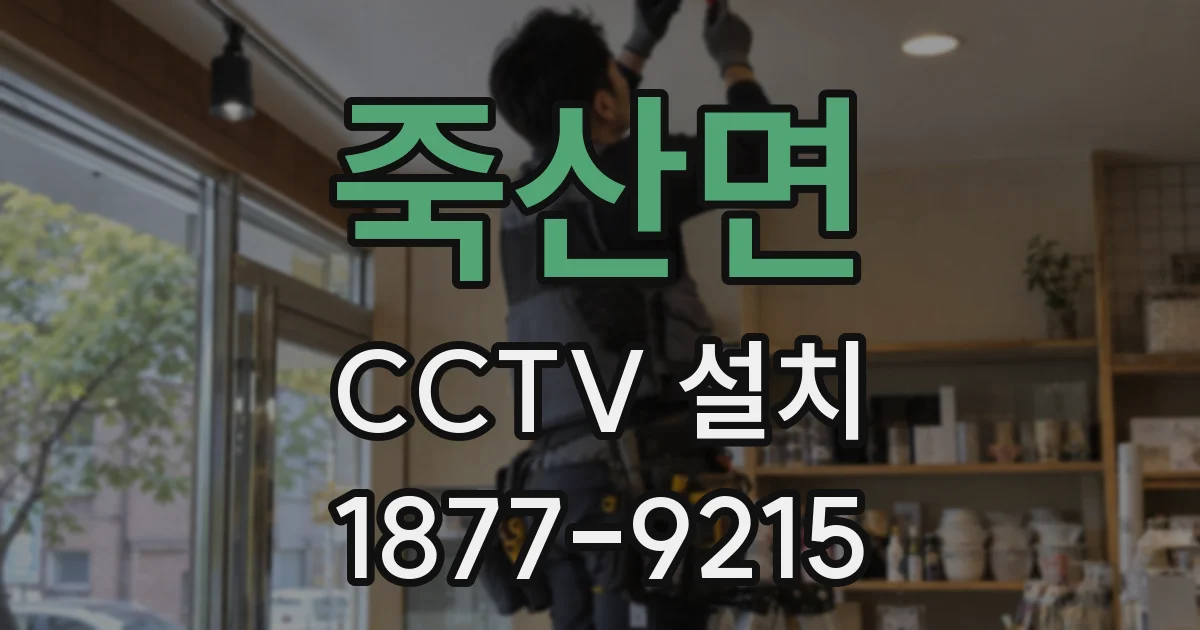 죽산면 CCTV 설치