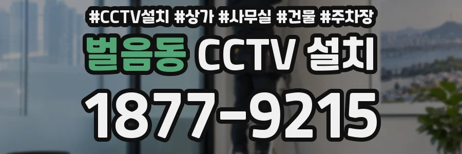 벌음동 CCTV 설치
