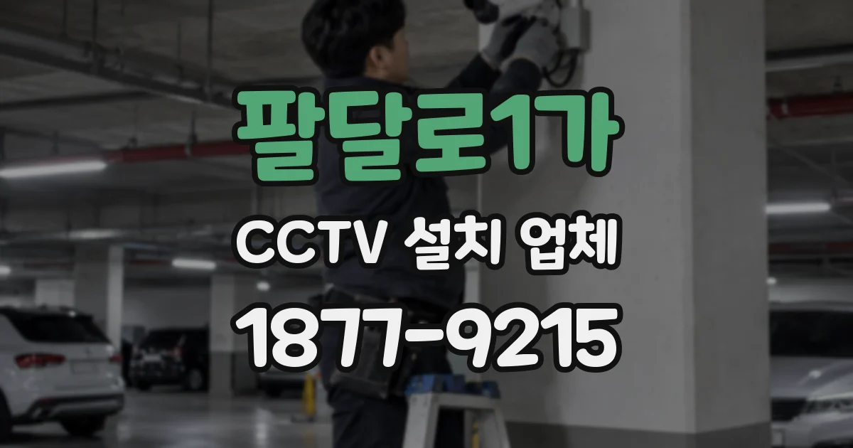 팔달로1가 CCTV 설치 업체