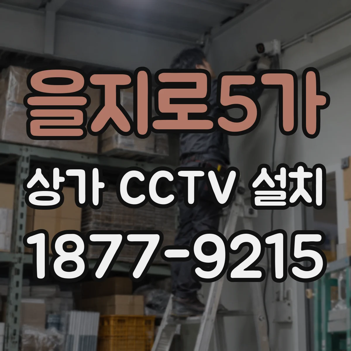 을지로5가 상가 CCTV 설치