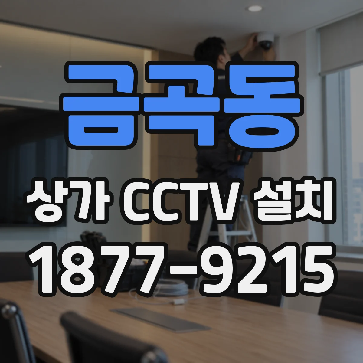 금곡동 상가 CCTV 설치