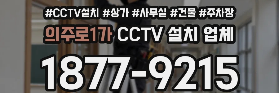 의주로1가 CCTV 설치 업체