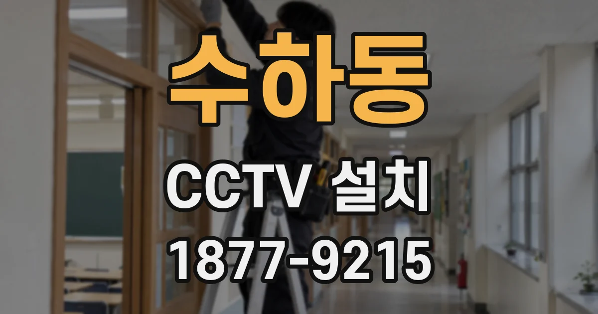 수하동 CCTV 설치