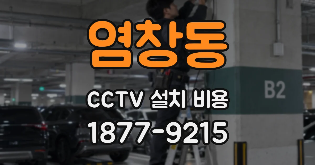 염창동 CCTV 설치 비용
