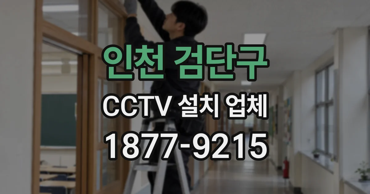 인천 검단구 CCTV 설치 업체