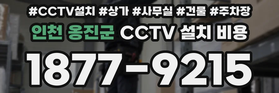 인천 옹진군 CCTV 설치 비용