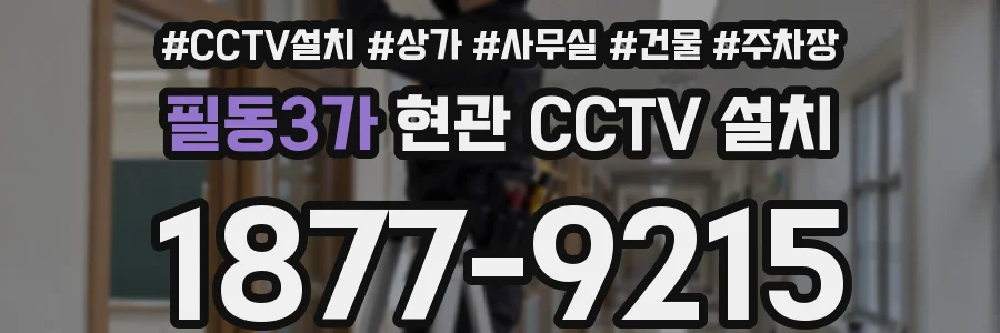 필동3가 현관 CCTV 설치