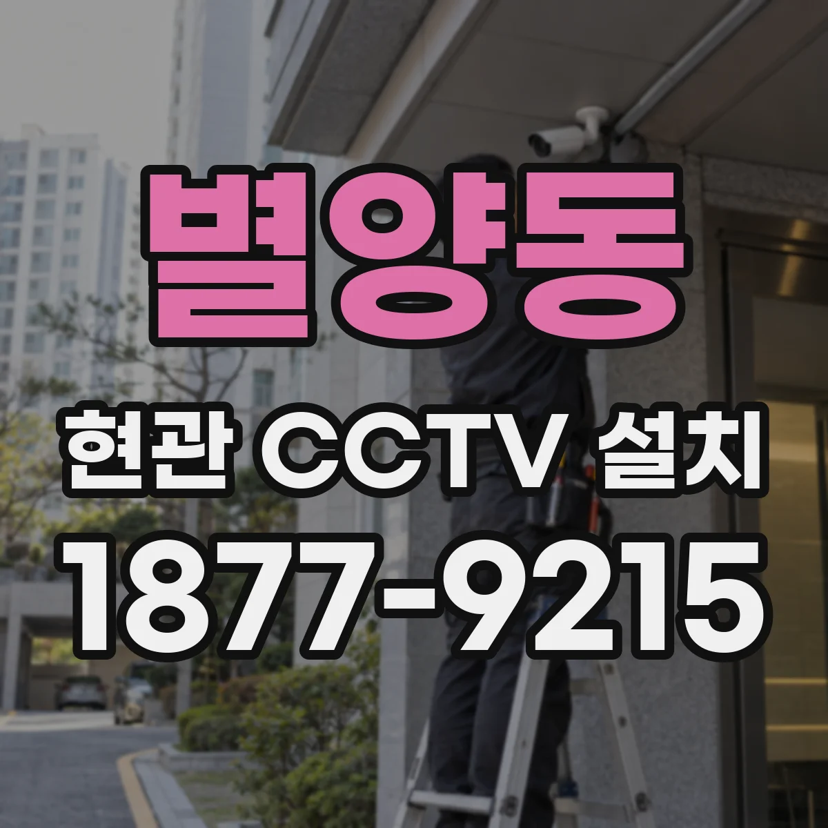 별양동 현관 CCTV 설치