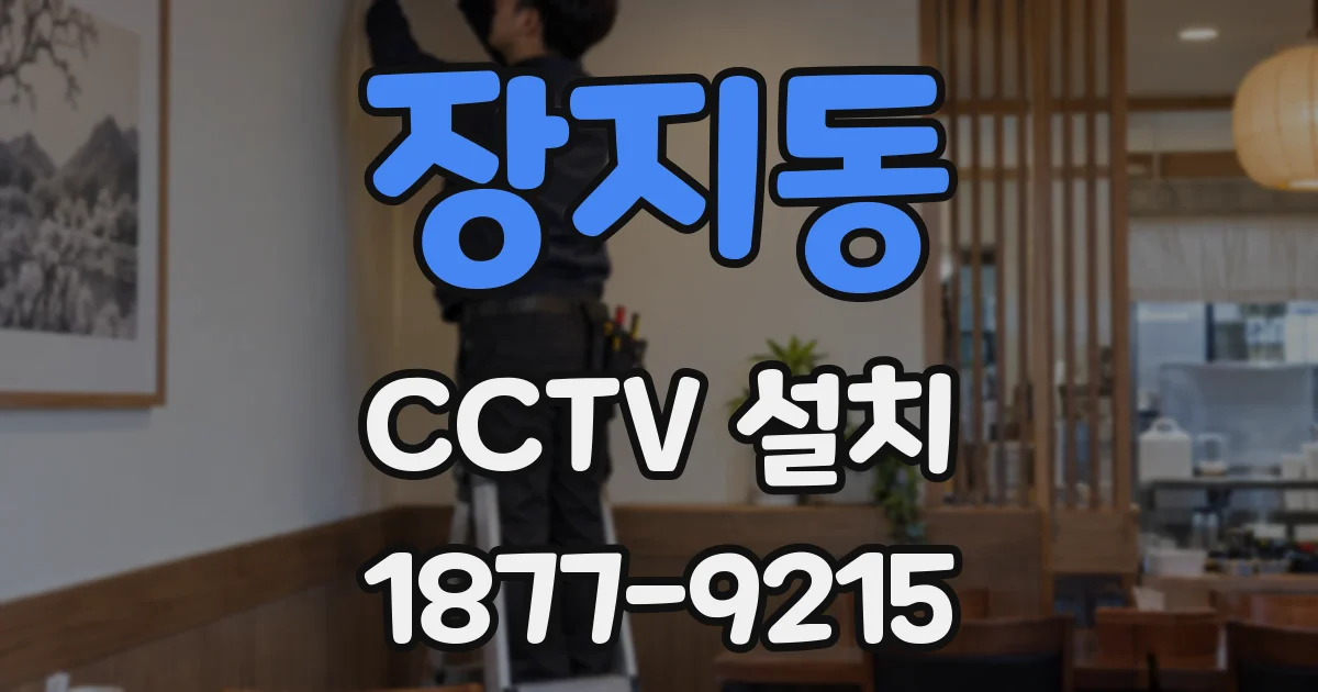 장지동 CCTV 설치