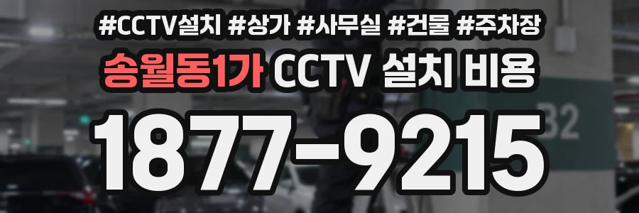 송월동1가 CCTV 설치 비용