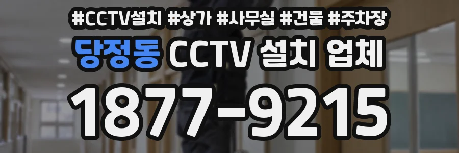 당정동 CCTV 설치 업체