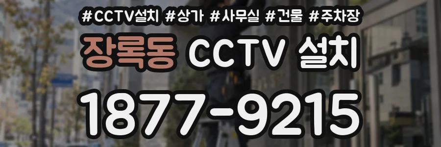 장록동 CCTV 설치